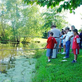 Stick fishing