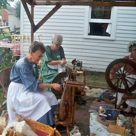 Spinning on the loom